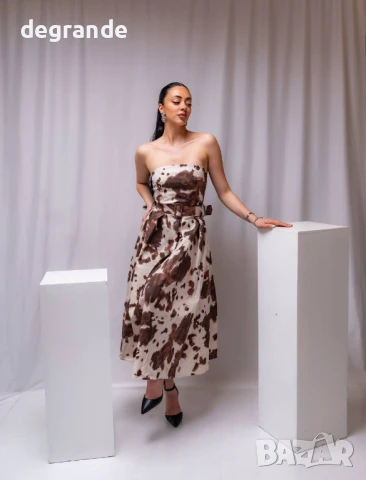 Официална рокля с коланче и бюстие, снимка 3 - Рокли - 50897381