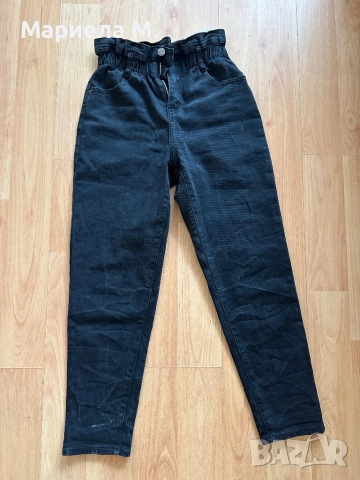 Дънки с ластик, висока талия, XS/S, като нови