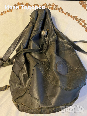 Чанта раница от телешки бокс.