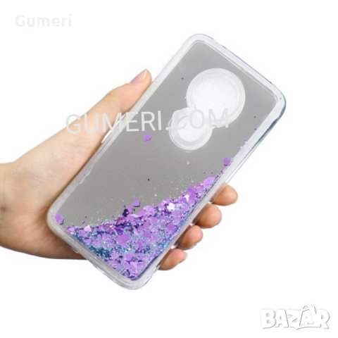 Motorola Moto G7 Play огледален воден гръб с брокат , снимка 5 - Калъфи, кейсове - 31396486