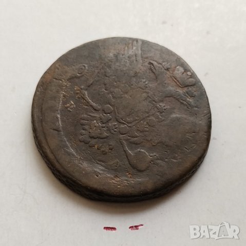 Русия 5 копейки 1765г Русия, снимка 5 - Нумизматика и бонистика - 31304310