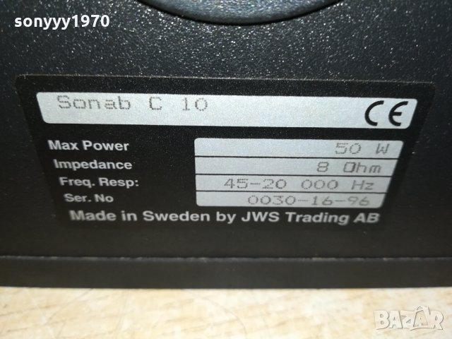 SONAB-SWEDEN 0212211956L, снимка 14 - Тонколони - 35008654