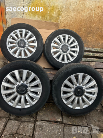 4 броя  джанти с гуми за FIAT 500 / Doblo, снимка 6 - Гуми и джанти - 44599204
