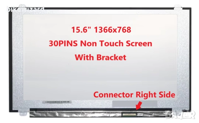 Plus Screen 15.6" HD LED LCD екран за лаптоп, съвместим с Dell Vostro 15 3568 НОВ, снимка 2 - Части за лаптопи - 53013693