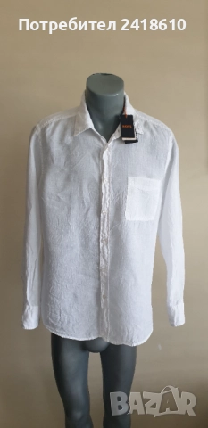 Hugo Boss Relegant_6 Len Regular Fit Mens Size M L XL 2XL  ОРИГИНАЛ! Мъжки Ленени Ризи., снимка 14 - Ризи - 51704222