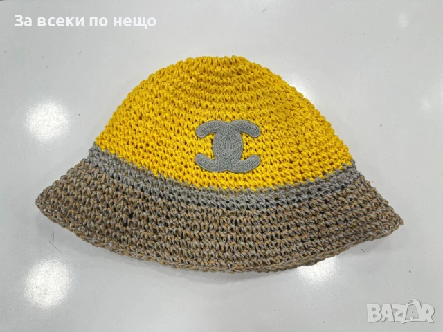 Chanel Лятна Шапка Шанел - Налични Различни Цветове Код E532, снимка 7 - Шапки - 50803166