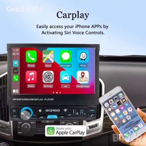 Навигация 1 дин Android или windows мултимедия 1 din + камера , снимка 2 - Аксесоари и консумативи - 36623751
