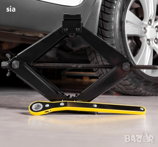 Крик за кола с тресчотка, тип жаба, 2 тона, трапецовиден