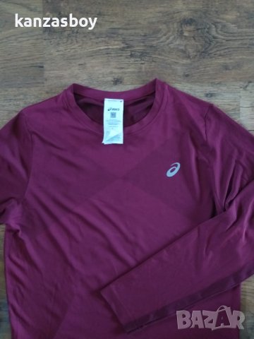 Asics logo lite Long sleeve jersey - страхотна мъжка блуза ХЛ КАТО НОВА, снимка 4 - Блузи - 42784425