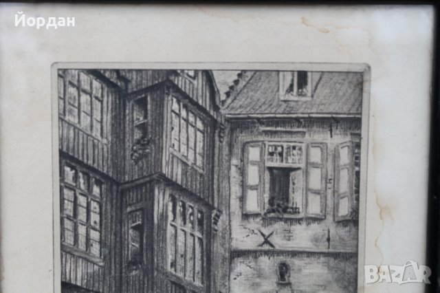 европейска графика, снимка 2 - Антикварни и старинни предмети - 37919901