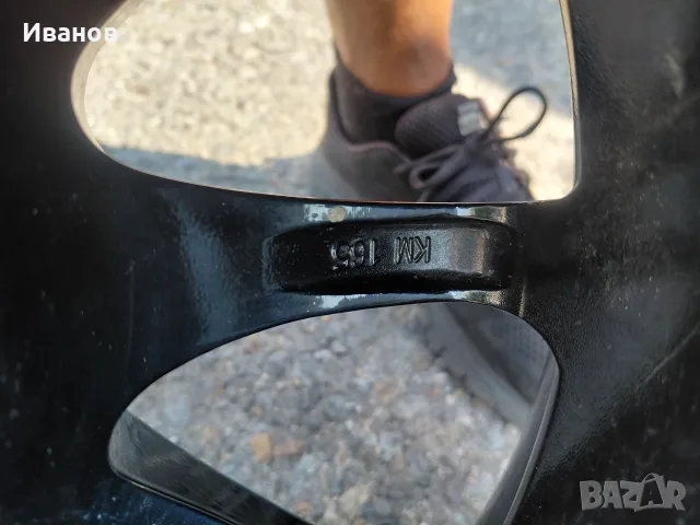  Единична алуминиева джанта 15" 4x100 с лятна гума Continental 185/65 R15, снимка 3 - Гуми и джанти - 55818078
