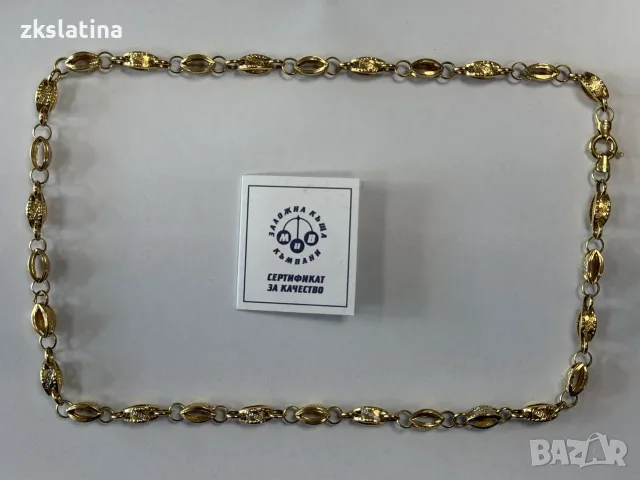 ***ЧИСТО НОВ*** Златен синджир 15.13гр. 14К 92Е/гр.