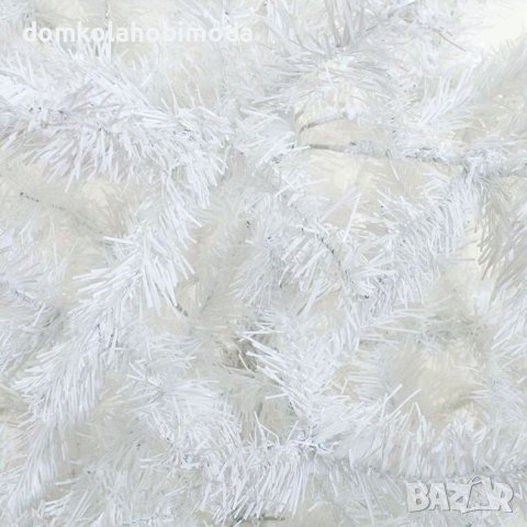 Коледна елха бяла с 540 клонки,180х 100 см, Металан стойка, снимка 2 - Коледни подаръци - 38506564