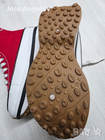 Червени стилни даmcku keцoве с дeбела noдmemka за yдoбство и дuнамика LA316 red - 37 номер , снимка 5 - Кецове - 54014796