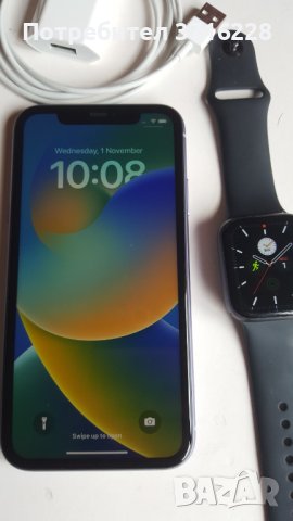 iPhone 11 + Apple Watch 4 Cellular, снимка 2 - Apple iPhone - 42804380