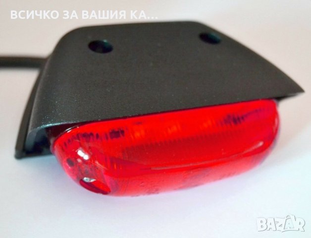 ЛЕД габарит овал за таван ЧЕРВЕН , Полша , снимка 3 - Аксесоари и консумативи - 35313266