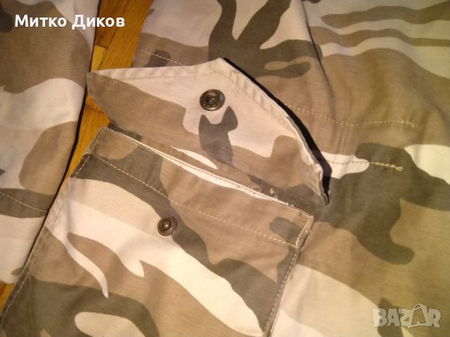 Маскировъчно яке американско марково на Sir benni miles new york с качулка размер Л, снимка 4 - Екипировка - 38217582