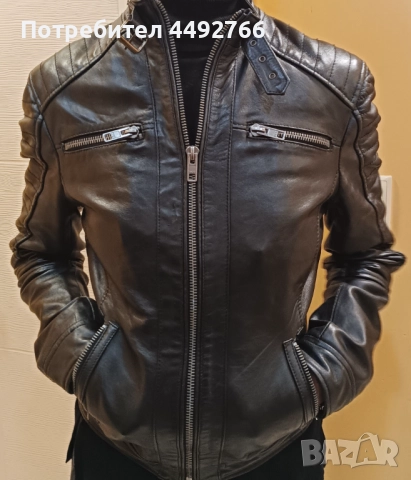 Кожено яке от естествена кожа Barneys originals 