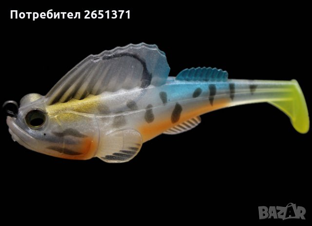 Силиконова примамка с кука, попче - 4 лв.