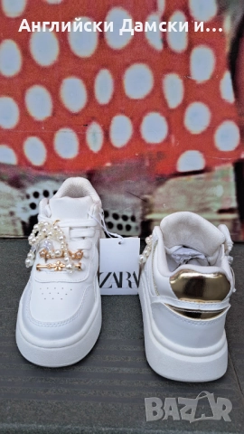 Английски дамски кецове-Zara, снимка 9 - Кецове - 51531257