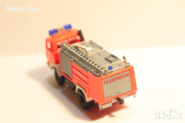 ROCO?? 1/87 H0 STEYR ПОЖАРНА КАМИОН КОЛИЧКА МОДЕЛ, снимка 7 - Колекции - 52722463