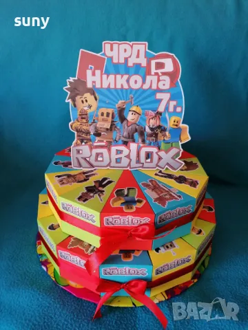 Картонена торта Блуи и Бинго, снимка 9 - Други - 48803263