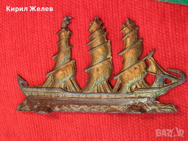 СТАР ОЛОВНА СТАТУЕТКА ФИГУРКА на КОРАБ ВЕТРОХОД ПЛАТНОХОД ЛАКИРАН РЯДЪК за КОЛЕКЦИЯ ДЕКОРАЦИЯ 22736, снимка 15 - Колекции - 38138051
