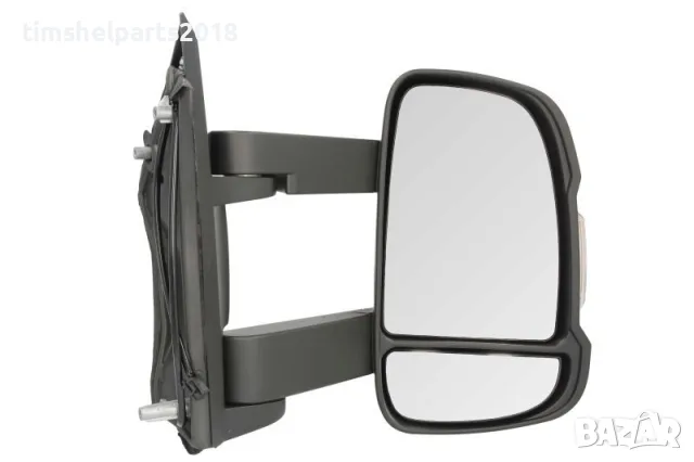 Огледало ДЪЛГО РАМО за Citroen Jumper, Peugeot Boxer, Fiat Ducato след 2006 год - Пасажерска страна