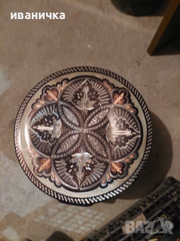 Продавам медни чинии за стена, снимка 12 - Декорация за дома - 52507089