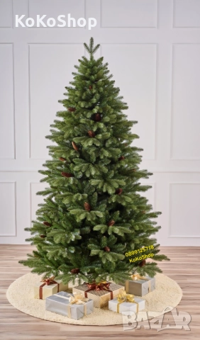 Елха с 2D и 3D клони-пет размера/реалистична луксозна елха/коледна елха