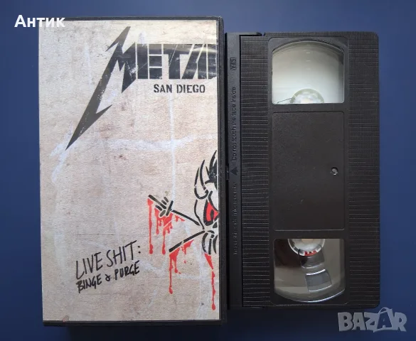 Видеокасета VHS Metallica Live / 1992 год., снимка 2 - Други жанрове - 55853251