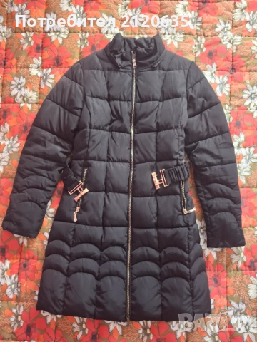 Дълго зимно яке с качулка