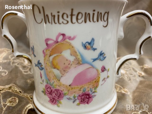 Детска английска порцеланова чаша с две дръжки, снимка 2 - Други - 39523519