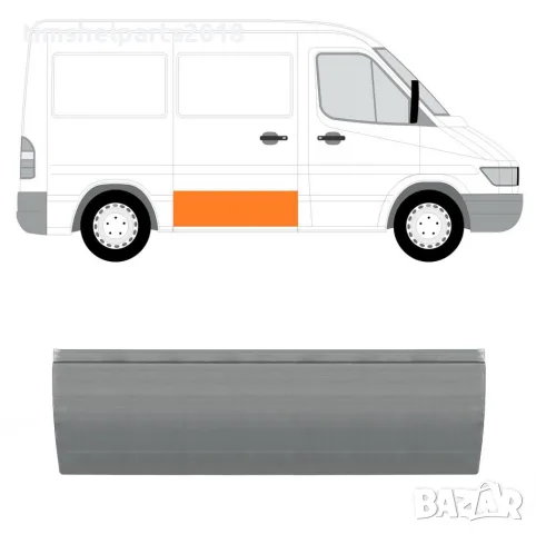 Ремонтен панел Плъзгаща Врата за Mercedes Sprinter 901 , VW LT 1995 - 2006 год