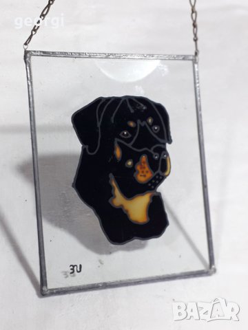 Витражно пано за стена куче ротвайлер   4/4, снимка 2 - Декорация за дома - 34503642