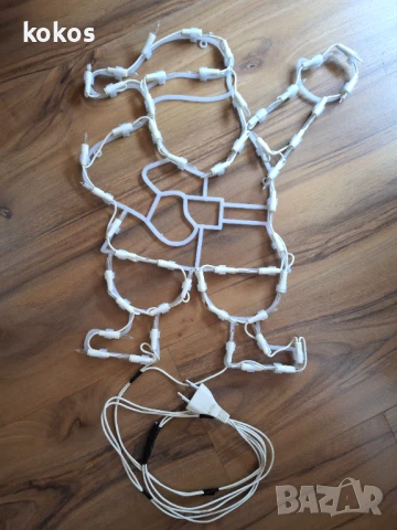 Светещ Дядо Коледа, снимка 2 - Декорация за дома - 50879073