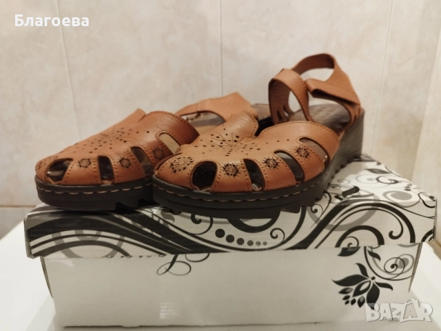 Сандали кафяви , снимка 6 - Сандали - 52215560