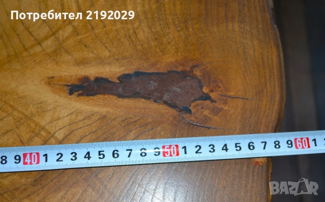 Дървена МАСА масив, Ясен, с естествен ръб, снимка 4 - Маси - 51603065