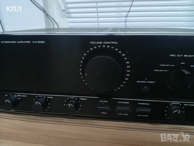 Стерео усилвател Kenwood KA-5020, снимка 3 - Ресийвъри, усилватели, смесителни пултове - 53366617