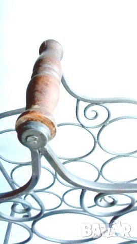 стойка за вино от ковано желязо, снимка 2 - Антикварни и старинни предмети - 22909127