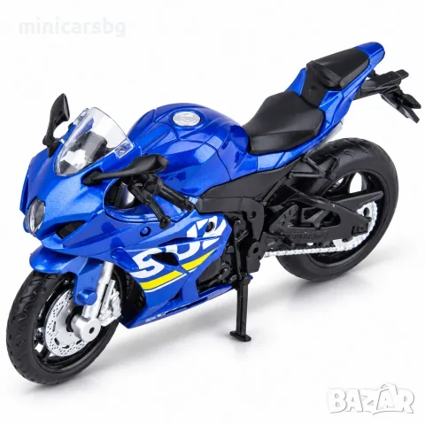 Метален мотор Suzuki GSX-R1000 – 1:18 с амортисьори