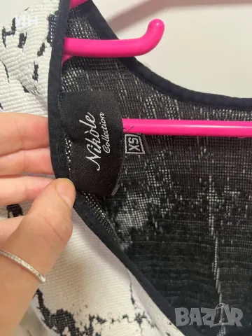 Еластична рокля с дължина до коленете, снимка 5 - Рокли - 49405137