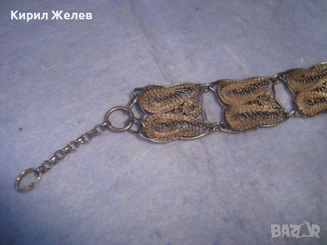 СТАРА ФИЛИГРАННА СРЕБЪРНА РЕТРО АРТ ГРИВНА ВИСОКА ПРОБА СРЕБРО 100% РЪЧНА МАЙСТОРСКА ИЗРАБОТКА 27251, снимка 10 - Антикварни и старинни предмети - 36867345