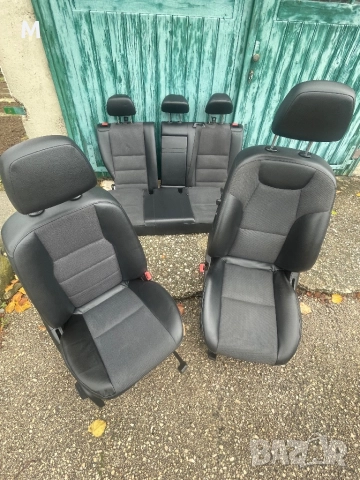 Салон с подгрев/полу кожа/Mercedes W204 комби/Мерцедес Ц класа комби, снимка 8 - Части - 52200192
