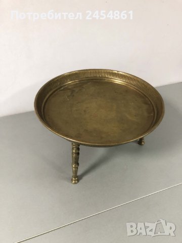  месинг, поднос, маса за чай, поднос, ориенталски стил, Мароко, антик, ръчна изработка, снимка 4 - Антикварни и старинни предмети - 42860930