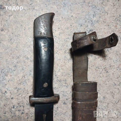 Армейски нож от щик, снимка 8 - Антикварни и старинни предмети - 52920724