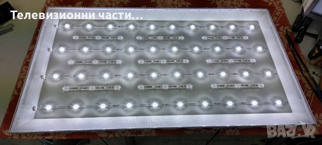 Samsung UE55AU7172U със счупен екран CY-BA055HGLR4V/3IN1 Kant-Su2e 50/55 inch / BN9653076H AU7000, снимка 13 - Части и Платки - 54291560