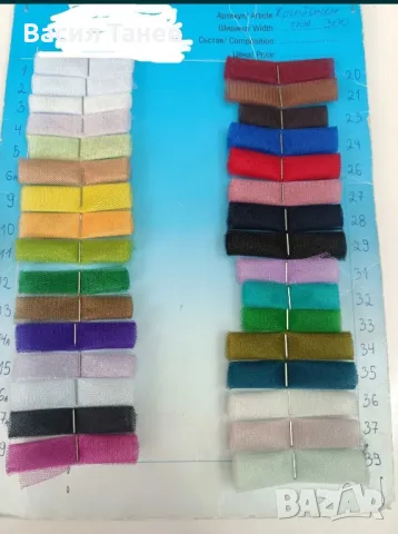 Кристален тюл ширина 3 метра