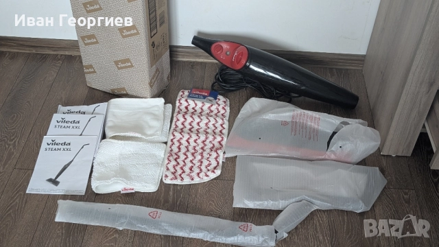 Vileda Steam XXL Power Pad , снимка 2 - Парочистачки и Водоструйки - 51477377
