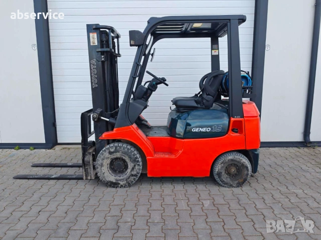 Мотокар TOYOTA 02-7FG15 – газокар 1500 кг / 3000 мм / позиционер - от АБ Сервиз мотокари, газокари, 